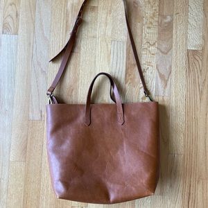 Madewell large leather tote